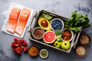 Хранителната пирамида - остаряло разбиране за храненето - a selection of healthful foods