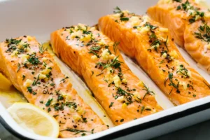3 рецепти със сьомга - baked salmon 8