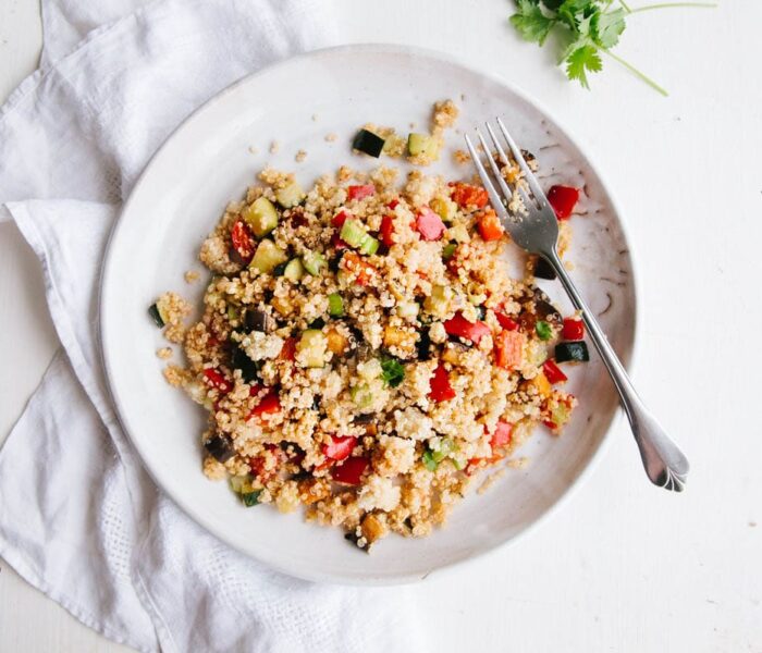 Лесни рецепти за обяд в офиса - morrocon quino vegetable salad 3