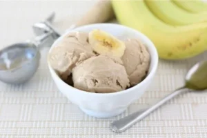 5 десерта без захар - banana peanut butter ice cream5