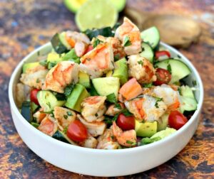 6 салати с авокадо - shrimp avocado salad 8
