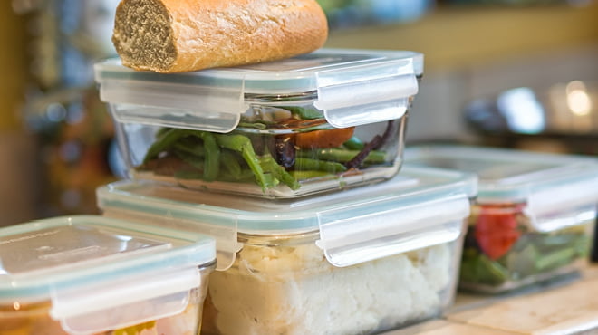 Как да предотвратим загубите на храна у дома - food in containers