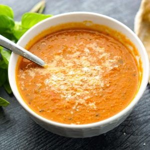 3 рецепти за супа с тиквички - roasted tomato zucchini soup sqx 720x720 1