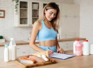 Напълняване през лятото - да се предпазим от изкушенията - woman fitness food diary for weight loss