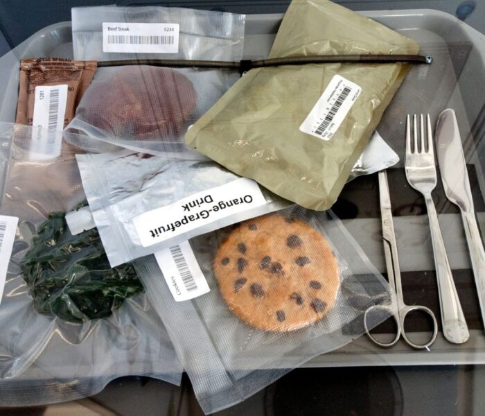 freeze-dried food for astronauts