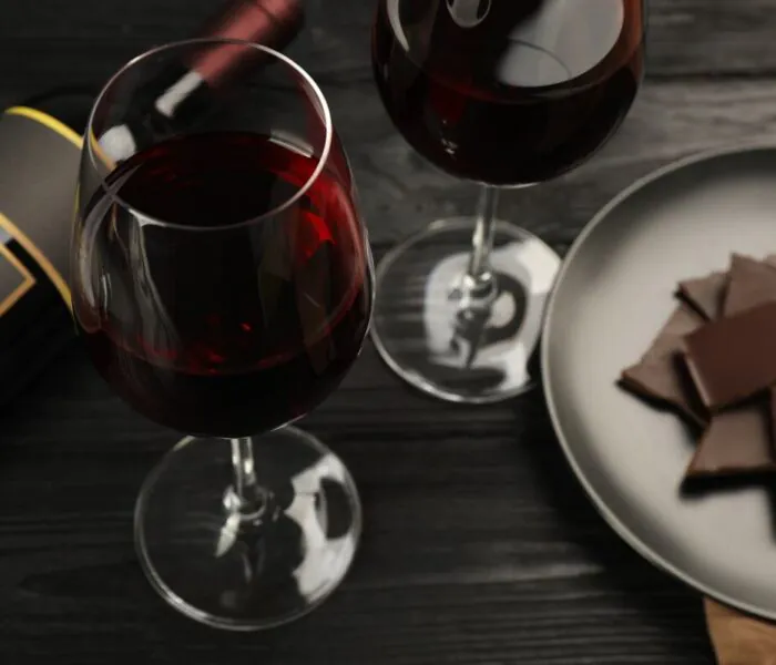 chocolate and red wine