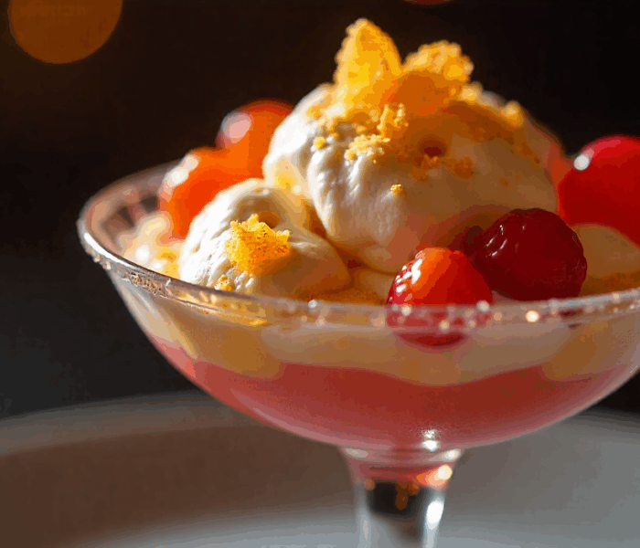 десертът Golden Opulence Sundae